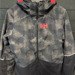 Helly Hansen Camouflage Jacket Youth Size 16